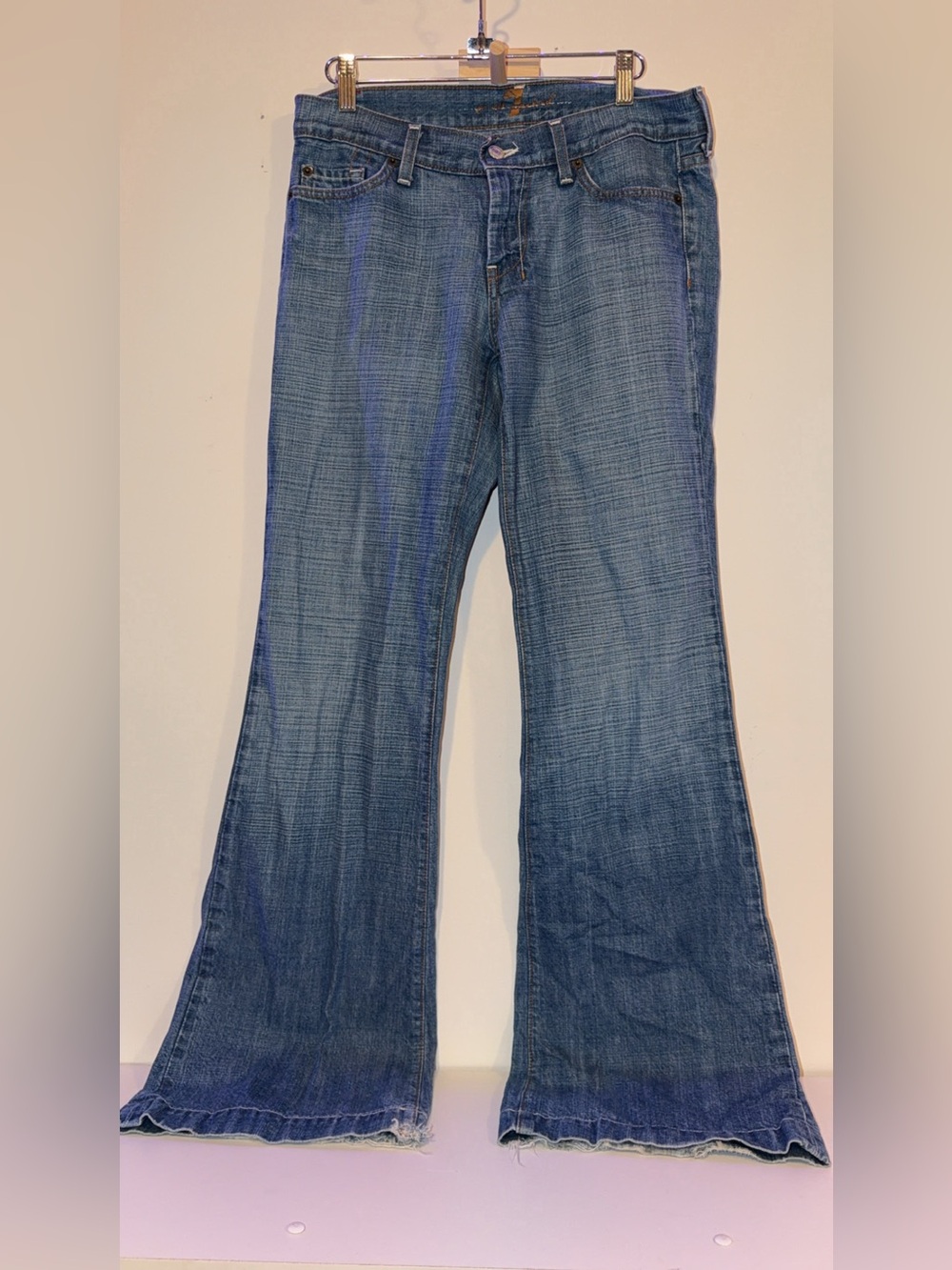 7 For All Mankind blue denim jeans
